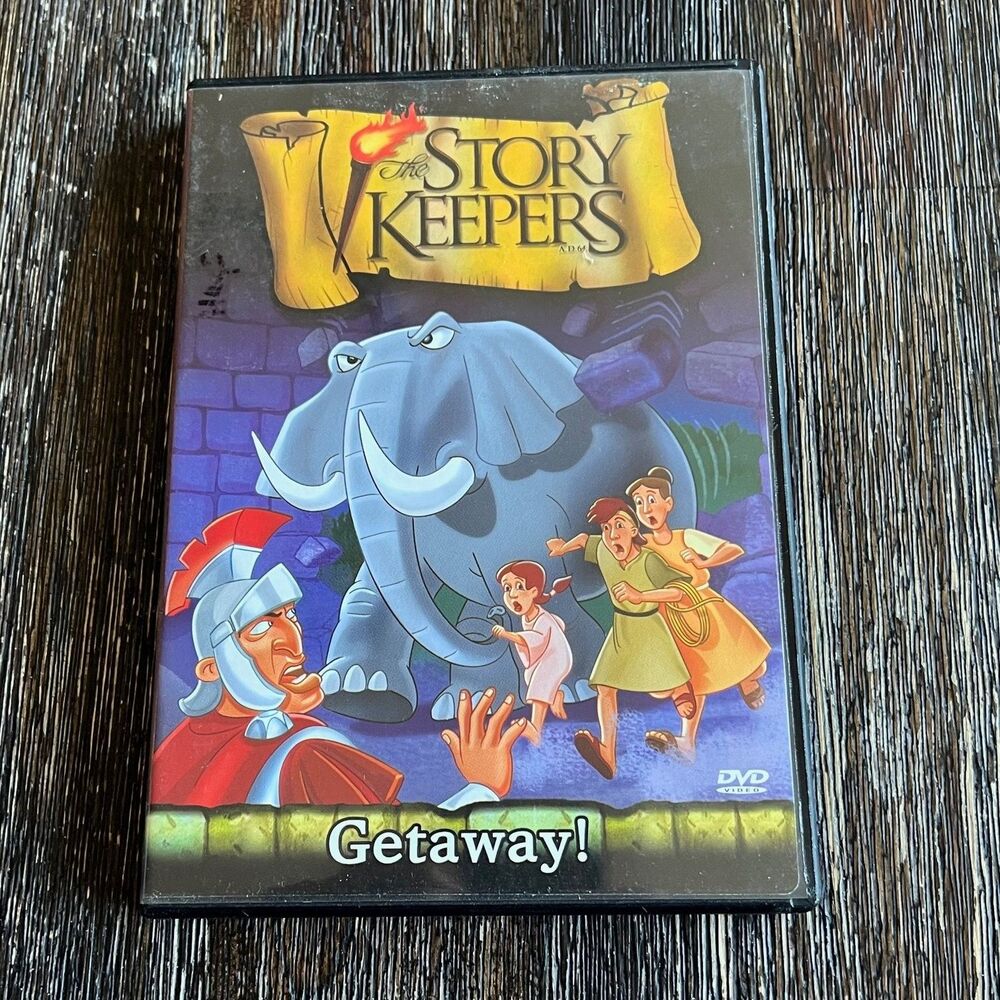 The Story Keepers: Getaway! DVD 1998 Animated Christian Kids Movie Film